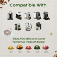 thumbnail image 3 of Couvercles Réutilisables Vertuo, 3 Pcs Silicone de Qualité Alimentaire pour Capsules de Café Vertuo Rechargeables, Compatibles avec Vertuo (Sans Capsule), 3 of 4
