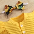 thumbnail image 4 of Gerichy Girls Summer Outfits, Children's Clothing Set Short Sleeved Knitted Cotton Cute Bee Pattern Summer Girls' Suit Cartoon Cute Embroidery Children's Two Piece Set, 4 of 9