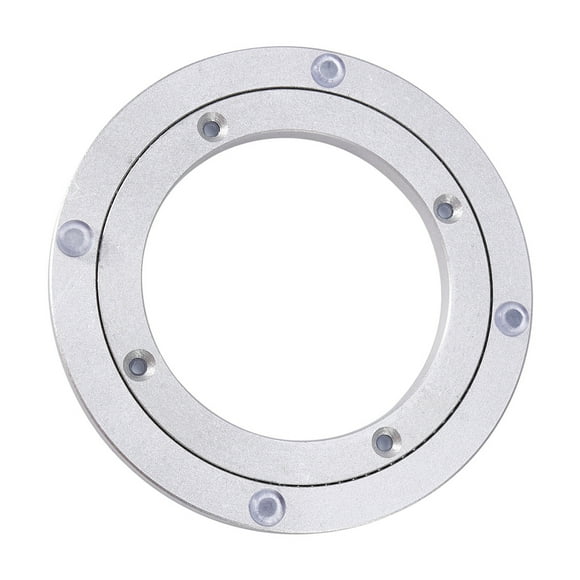Jonlaki Lazy Susan Hardware, Heavy Duty Aluminium Alloy Rotating Bearing, Round Dining Table Turntable Bearing Ring, Lazy Susan Base Only