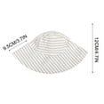 thumbnail image 3 of Sombrero para el sol para niños pequeños, playa, bebés, exterior, gorra ancha, linda niña de verano, plegable, ajustable, portátil, protección UPF 50+, tela ligera y transpirable, para, 3 of 9