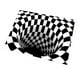 thumbnail image 5 of Alfombra de óptica 3D, felpudo antideslizante para puerta, felpudo blanco y negro, alfombrilla óptica Visual 3D para decoración de comedor, 80cmx120cm mayimx Alfombra, 5 of 9