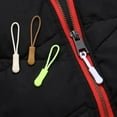 thumbnail image 3 of 10pcs Zipper Pull Puller End Fit Rope Tag Replacement Clip Broken Buckle Fixer Zip Cord Tab Travel Bags, 3 of 12