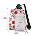 thumbnail image 3 of FORMRS Women's Travel Backpack Purse Anti-Theft Hidden Pockets Casual Shoulder Bag, Pink Floral, 3 of 7