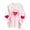 Pink Valentine's Day sweatshirt, variant on pimelu Valentine's Day Sweatshirt for Women Pink Sweatshirt for Women Loose Fashion Heart Graphics Print Fleece Sweater Tops Ladies Girls Long Sleeve Crewneck Pullover Sweatshirt