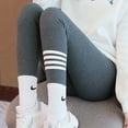 thumbnail image 7 of Four White Leggings Fall/winter New Women Wear High Waist Slim Tight Sanding Pants Women Plus Velvet Padded Cotton Pants, 7 of 7