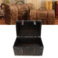 thumbnail image 6 of Wooden Vintage Storage Box Chest Treasure Box, Decorative Large Keepsake Box Jewelry Trinket Chest, Antique Style Storage Organizer Container for Keepsakes Treasures Jewelry, 6 of 9