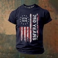 thumbnail image 3 of sususu 250th Anniversary US Shirt, America 250 Anniversary Shirts,United States 250 Years Since 1776 2026 Crew Neck Tshirt for Men Navy XS, 3 of 4