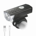 thumbnail image 1 of Bicycle Rechargeable Waterproof Bicycle Light 3 Modes Bicycle Headlights Cycling Bicycle Parts Camping Headlight Flashlight Bike Head Light USB Rechar, 1 of 1