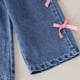 thumbnail image 5 of Conjunto de Pantalones para Niñas Sudadera de Punto con Estampado Lindo Y Pantalones Largos de Denim Lavados, Cuello de Manga Larga Y Conjunto de Camisa para Uso Diario Casual, 5 of 9