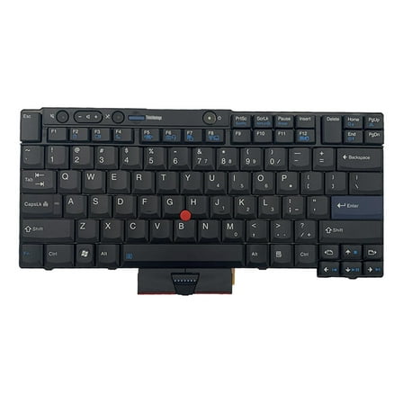 Laptop Keyboard, US Layout Matte Durable with Track Point Keypad for x220 x220T  Accessories Black Replaces Part