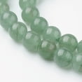 thumbnail image 5 of 1Strand Natural Green Aventurine Bead Strands Round 8~8.5mm Hole: 1mm 45~47pcs/strand 14.9 inch(38cm), 5 of 6