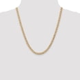 thumbnail image 4 of Primal Gold 14 Karat Yellow Gold 5.25mm Semi-solid Curb Chain, 4 of 4