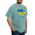 thumbnail image 4 of CafePress - Cool Ukraine Flag Ukrainian Pride Native H T Shirt - Mens Comfort Colors Shirt, 4 of 5