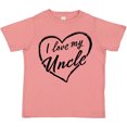 thumbnail image 3 of Inktastic I Love My Uncle in Black Chalk Heart Boys or Girls Toddler T-Shirt, 3 of 5