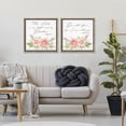 thumbnail image 2 of Stupell Industries Uplifting Faith Proverbs with Blooms Spiritual Painting Brown Floater Framed Canvas Art Print Wall Art, 25 x 25, Set of 2, 2 of 9