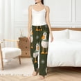 thumbnail image 6 of Lsque Mallard Ducks Wild Birds Print Women's Pajama Pants, Lounge Pant - Comfortable Home Wear,Elastic Waistband, Stylish Design-Large, 6 of 9