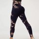 thumbnail image 1 of Pantalones deportivos de cintura alta de secado rápido, transpirables, entrenamiento de compresión de levantamiento de miel, carrera de Yoga de nueve puntos, 1 of 5