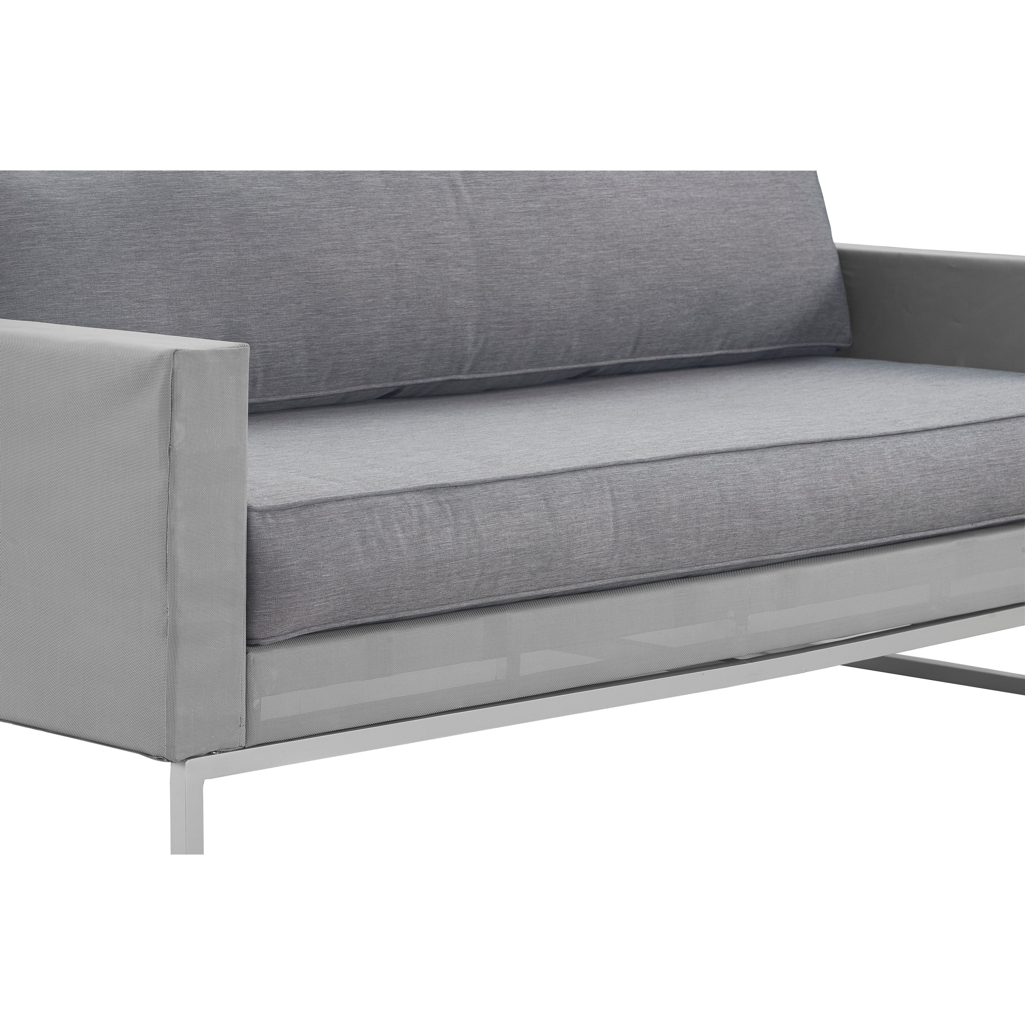Elle Decor Tropez Sofa French Gray Mesh