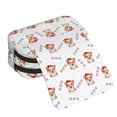 thumbnail image 4 of Easygdp Corgi With Santa Claus Hat para Estuche de Lápices con Tapa Flip, Suministros de Oficina y Universidad para Adolescentes y Adultos, 4 of 7