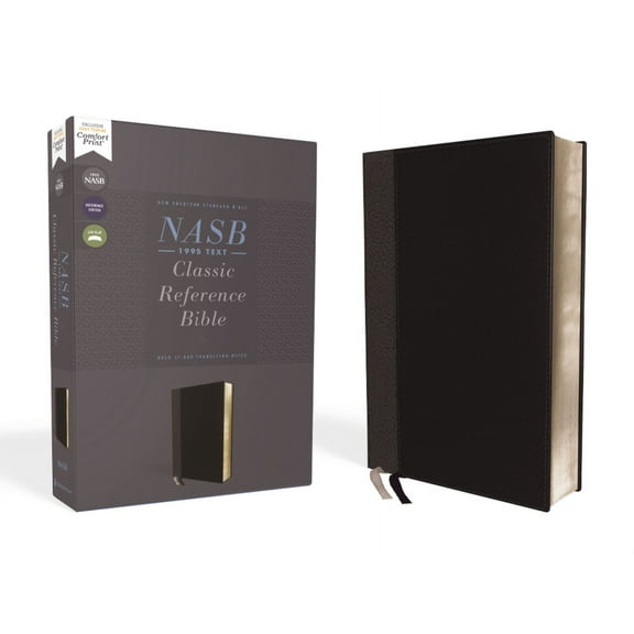 Nasb, Classic Reference Bible, Leathersoft, Black, Red Letter, 1995 Text, Comfort Print, (Hardcover)