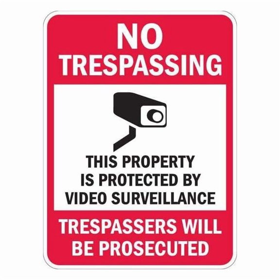 Lyle Property Sign,24 in x 18 in,Aluminum T1-1073-HI_18x24