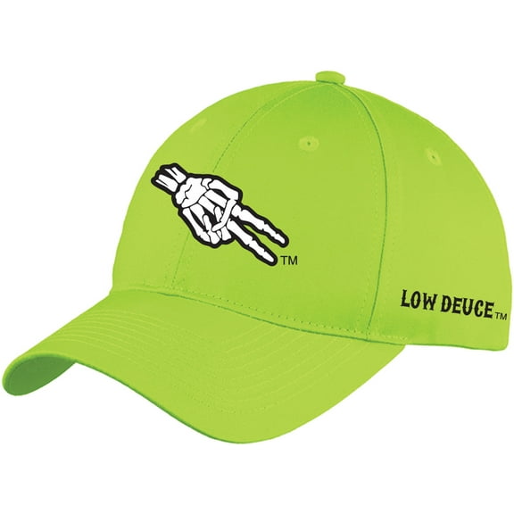 Low Deuce Lime Baseball Hat Unisex for Men and Women Unsctructured Baseball Hat, Ponytail Hats for Women, Baseball Cap for Men