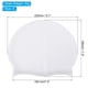 thumbnail image 2 of Gorra de natación de silicona Uxcell, gorra de natación impermeable y antideslizante para adultos, blanca, 2 piezas, 2 of 6