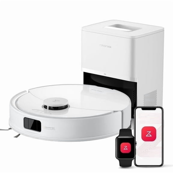 Roborock Q10 X5 Robot Vacuum and Mop, Self-Emptying, Hands-Free Cleaning for up to 7 Weeks, 10,000Pa Suction, Obstacle Avoidance, LiDAR Navigation