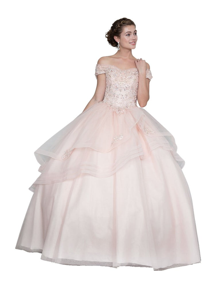 womens blush pink dress