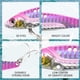 thumbnail image 3 of Señuelos de pesca con cabeza de plantilla preequipados, cebos para lubinas sin malas hierbas para agua dulce y salada, 3 of 6