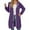 F01-Purple, variant on FYDUU Zip Up Hoodies For Women Long Hooded Sweatshirt Casual Lightweight Fleece Jackets With Pockets Everyday Wear Fall Winter Comfy Down Jackets