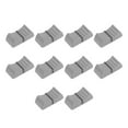 thumbnail image 1 of Botón plano de empuje del potenciómetro deslizante recto de plástico 4x1mm gris, 10pcs, 1 of 2