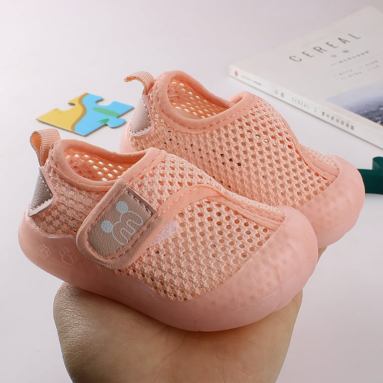 Lilgiuy Discount Toddler Shoes Baby First Walking Breathable Mesh Infant Boys Girls Soft Sole Trainers Walking Outdoor
