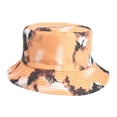 thumbnail image 2 of Bucket Hat for Women ，Summer Clearance Adult Male And Female Fisherman Hats Color Painted Tie Dyed Double Sided Fisherman Hats Wear Outdoor Sunscreen Sun Hats On Both Sides, 2 of 3