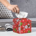 thumbnail image 6 of Sikiie Cute Christmas Bunny Leather Tissue Box Cover Square, tissue box holder - 5.2”x5.2”x5.2”, 6 of 7