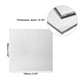 thumbnail image 2 of Uxcell 100mm x 100mm x 4mm Rectángulo de 6061 Hoja de Aluminio Placa de Metal Plano, 2 of 5