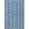 thumbnail image 3 of nuLOOM Sierra Moroccan Diamond Outdoor Area Rug, 7' 6" Square, Blue, 3 of 4