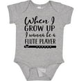 thumbnail image 3 of Inktastic Future Flute Player Music Boys or Girls Baby Bodysuit, 3 of 5