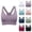 Purple, variant on Sports Bras for Women, High Impact Workout Running Yoga Bras, Supportive & Adjustable Padded Gym Bras for Large Bust Blue 38