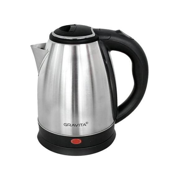 TETERA/CAFETERA ELECTRICA HERVIDOR DE AGUA DE ACERO INOXIDABLE CAPACIDAD 2 LITROS MARCA GRAVITA