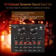 thumbnail image 4 of V8 Audio USB Audífonos micrófono Webcast Streamer conjunto de tarjeta de Likrtyny sonido, 4 of 9