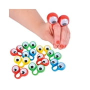 RI Novelty Dozen Set Finger Eye Puppets Party Favor Puppet Show Toys Accessory