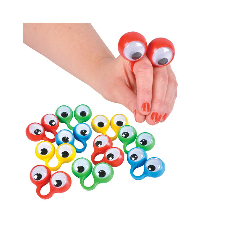 RI Novelty Dozen Set Finger Eye Puppets Party Favor Puppet Show Toys  Accessory