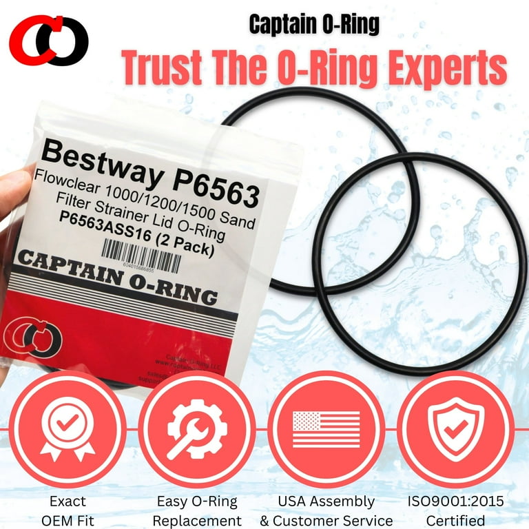 Captain O-Ring - Replacement P6563 O-Ring for Bestway Flowclear