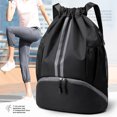 thumbnail image 1 of LJNYFDC Football Bag Gym Sports Backpack with Drawstring Large Capacity Football Adjustable Sports Backpack with Ball Compartment & Bottom Shoes, 1 of 7