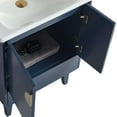 thumbnail image 4 of Venezian Collection - 24" Single Navy Blue Bathroom Vanity, - Brass Handles.&nbsp;, 4 of 9