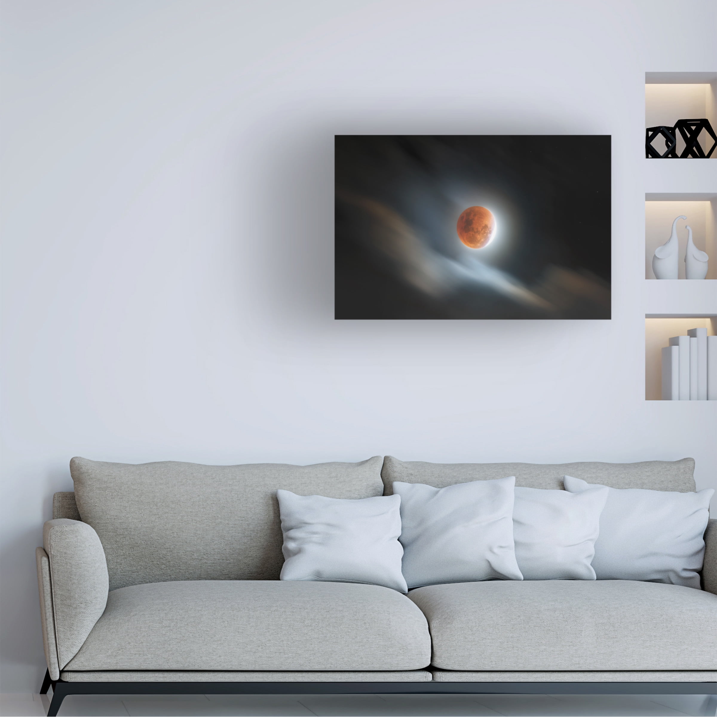 Rooswandy Juniawan 'super blood lunar eclipse' Canvas Art