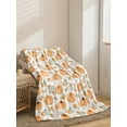 thumbnail image 6 of Reversible Pumpkin Autumn Blanket – Soft 100% Polyester All-Season Throw with Vibrant Fall Design, Machine Washable, Cozy for Couch, Sofa & Seasonal Home Decor, 6 of 6