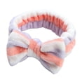 thumbnail image 2 of Banda para el cabello de vellón de coral Banda para el cabello para mujer Lazo de felpa Banda para el cabello Linda diadema de color sólido para lavarse la cara Accesorios para el cabello, 2 of 5
