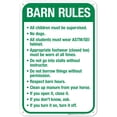 thumbnail image 1 of Barn Rules Sign,, 1 of 1